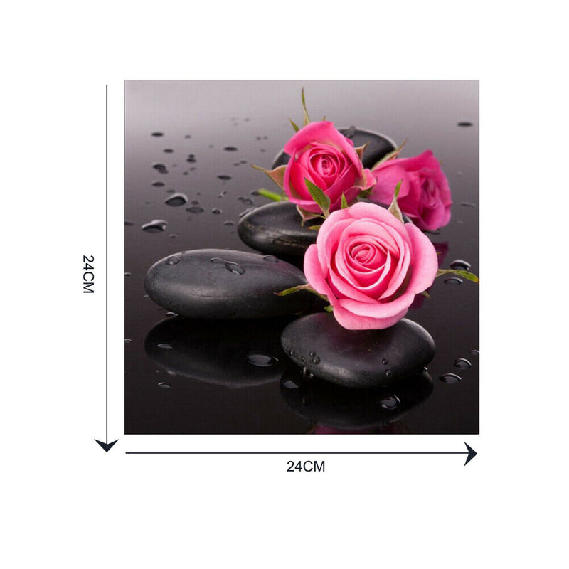 5D Rose DIY Diamond Painting Cross Stitch Needlework Home Decor Craft