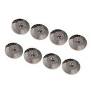 8PCS Speaker Spikes Foot Mats Feet Pads 25*4mm Metal Durable for Hifi Players