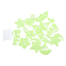 New Glow in the Dark Stickers Happy Stars Ceiling Wall Bedroom Luminous N6O1