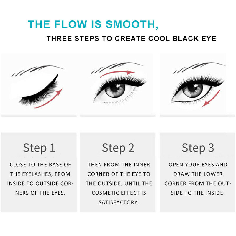 1 x Long Lasting Eye Liner Pencil Waterproof Eyeliner Liquid Pen Cosmetic Beauty