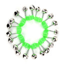 10Pcs fishing rod bite alarm bells twin bells  alerter fishing tackle toolFU NTO