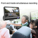 4 inch HD 1080P Three Lens Car Dash Camera Night Vision Cam Video Driving R