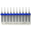 10pcs 1.5mm Tungsten Steel PCB Carbide End Mill Printed circuit board new FKT