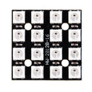 WS2812B 16-Bit 4*4 Full Color 5050 RGB LED Lamp Panel RGB light source modu
