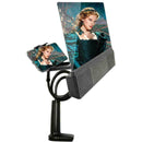 Cell Phone Screen Magnifier Video HD Magnifier Bracket Enlarge With Speaker N8B5