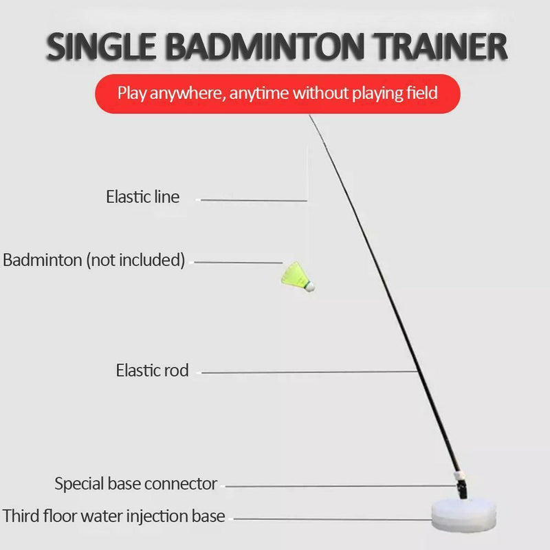 1* Badminton Trainer Stretch Badminton Robot Training Racket Sports Self-study