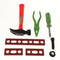 Construction Hat With 7Pcs Assorted Tools Kids Halloween Fancy Dress Costume