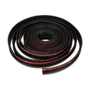 4M Z-Shape Car Door Window Strip Rubber Weatherstrip Seal Strip Sound insulated