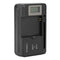 SS-5 Universal Battery Charger USB Phone Charger with LCD Indicator Display