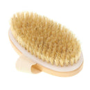 Soft Natural Bristle SPA Brush Wooden Bath Shower Brush Skin Body Massager