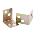 Metal Shelf Support 90 Degree Right Angle Bracket 12pcs Brass Tone