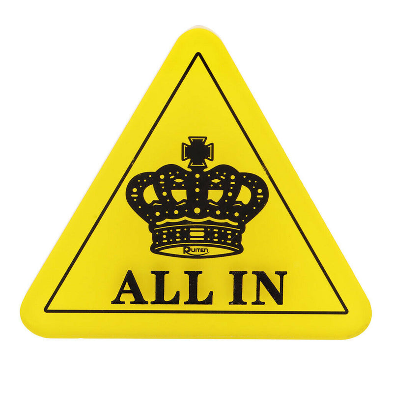 Texas Hold'em Card Poker Games ALL IN Chip Button for Casino Tournament Prop