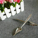 Stainless Steel Metal Feeding Tool Water Milk Spoon For Pet Bird Parrot Dog Y2S8