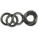 12pcs Push Gate Snap Open Hooks Spring Ring Key Key Chain DIY Making Crafts
