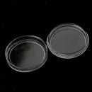 400pcs 19mm Plastic Transparent Round Coin Case Holder Capsules Container