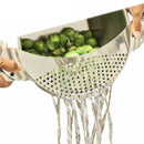 Stainless Steel Moon Shaped Pan Pot Strainer Pasta Strainer Kitchen Sieves  A2Y1