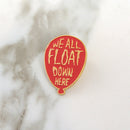 Clown Red Balloon Enamel Badge Brooch Lapel Pin Denim Shirt Bag Jewelry Gift JR