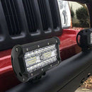 1PC Car LED Light Bar Waterproof 7 Inch 120W 40LEDs Spot Flood Combo Beam N Gw