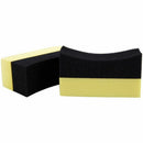 Car Tyre Brush Sponge Tire Dressing Applicator Crescent-shaped Foam Cleanin