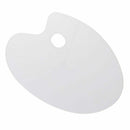395mm x 290mm White Plastic Watercolor Paint Plate Tray Mixing Palette