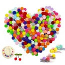 Caydo 250 Pieces 1 Inch Pom Poms for Hobby Supplies and DIY Creative Crafts