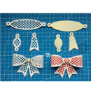6Pcs Bow Tie Design Metal Cutting Die For DIY Scrapbooking Album Paper Cards3C