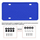 License Plate Frame Silicone Universal America Canada License Plate Tag Holder