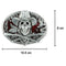 Gothic Skeleton Ghost Head Halloween Hip Hop Cowboy Biker Mens Belt Buckle