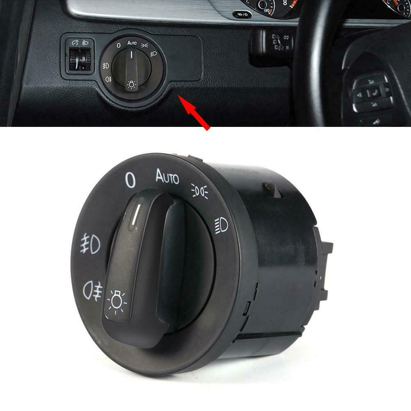 Car Headlamp Switch Headlight Switch Sensor Module With Auto On/Off For Skoda