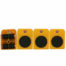5pcs Furniture Transport Tools Set 4 Wheeled Corner Mover Rollers+1 Wheel B