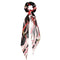 Retro Print Ribbon Hair Rope Women Ponytail Elastic Rubber Band (Style 3)