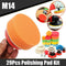 1/2/ 3Inch Sponge Buffing Polishing Pad Kit for Car Polisher with Drill Adapter