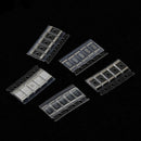 50Pcs Alloy Resistance 2512 SMD Resistor Samples Kit,10 Kindsx5pcs=50pcs R0