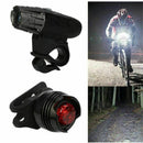 USB Rechargeable LED Bicycle Bright Bike Front 1 Headlight+ 2 Rear Tail Lig K2D6