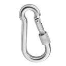 4x Carabiner Screw Lock Hammock Hanging Buckle Keychain Camping Travel Swing