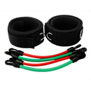 6 Pcs/Set Leg Thigh Latex Resistance Band Gym Yoga Exercise Strong Tube Ank