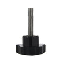 M8 x 35mm Male Thread Screw On Type Star Head Clamping Knob Grip