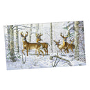 Deer in Snow DIY Stamped Cross Stitch Kits DIY Needlework Wedding Christmas