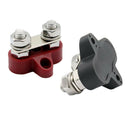 2PCS Truck Boat Bus Bar Dual M8 Terminal Positive
