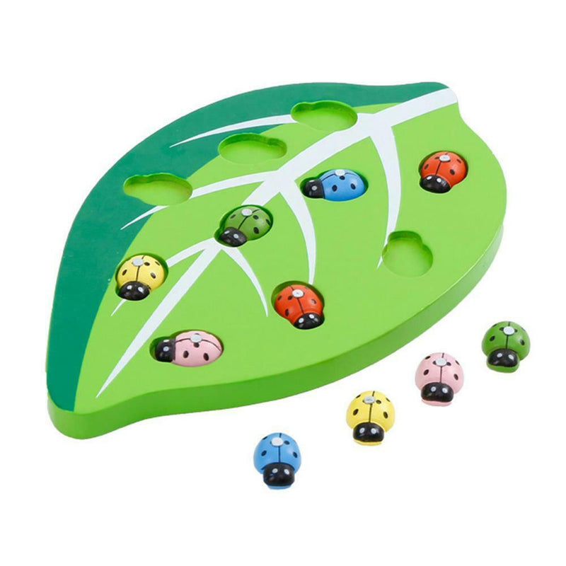 Wooden Magnetic Catch Insect Games Puzzle Parent-child Interactive Toys