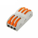10pcs Mini Fast Wire Connectors Universal Compact Wiring Push-In Terminal Block