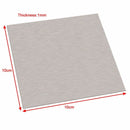 99.96% High Purity Nickel Sheet Ni Metal Plate Electroplating 1mm x100mm x100mm