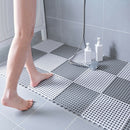 Pack Of 6 Non-skid Bathtub Mat Splicing Hollow Tiles Carpet Kitchen Bathroom