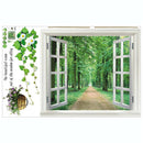 Wall Tattoo of a False Window Decorative Poster Wall Paper