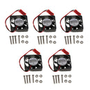 5x DC Brushless Cooling Cooler Fan 5V 0.2A CPU Cooler for Raspberry Pi 3B