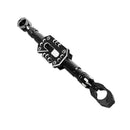 22mm 7/8" Adjustable Motorcycle Handlebar Strength Lever Bar Black