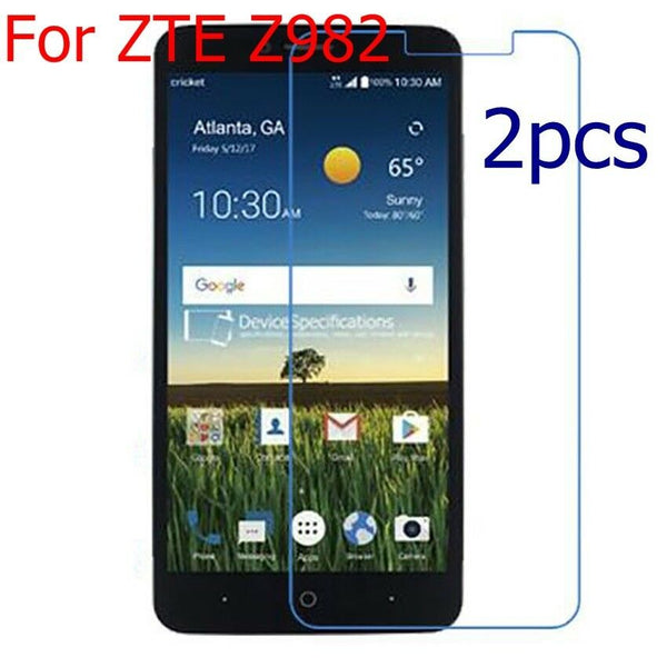 2x Shockproof 9H HD Premium Tempered Glass Screen Protector Film For ZTE Z982