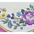 Flower Embroidery Kit, Pre-printed Chinese Traditional Full Set of Cross Stitch