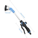 Nine-Function Long Rod Sprinkler Garden Irrigation Watering Car Wash Jet Cl