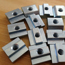 50pcs M5 T Sliding Nut Zin-Plated Carbon Steel T Sliding Nut for 2020 Alumi